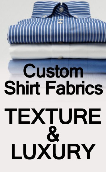 Tecidos para camisas personalizadas - Textura e luxo